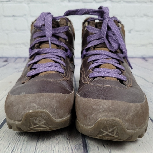 MERRELL | leather lace-up high top hiking outdoor boots - Picture 6 of 12
